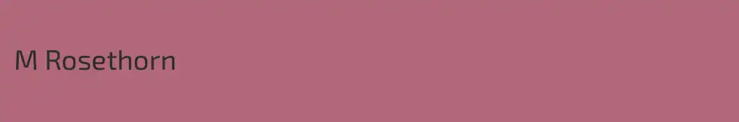 M Rosethorn